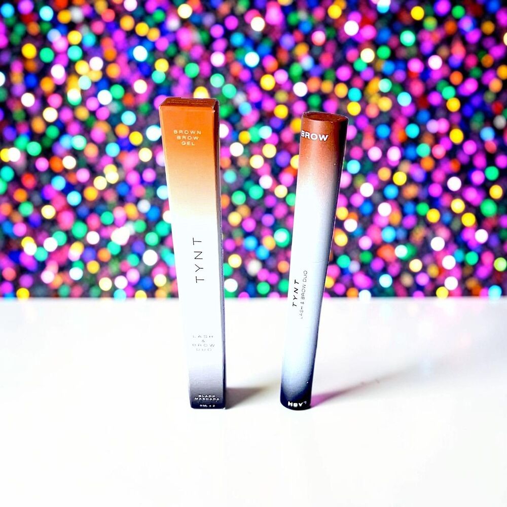 Tynt Beauty Black Lash Mascara + Brown Tinted Brow Gel Duo 5 ML x 2 NIB